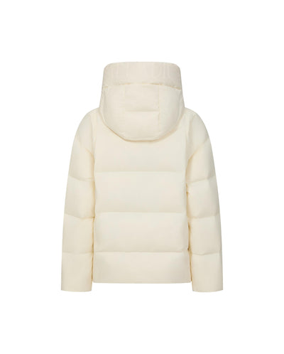 1912901-232 | WOMEN'S IRIS LOGO HOODED DOWN JACKET | VANILLA ICE