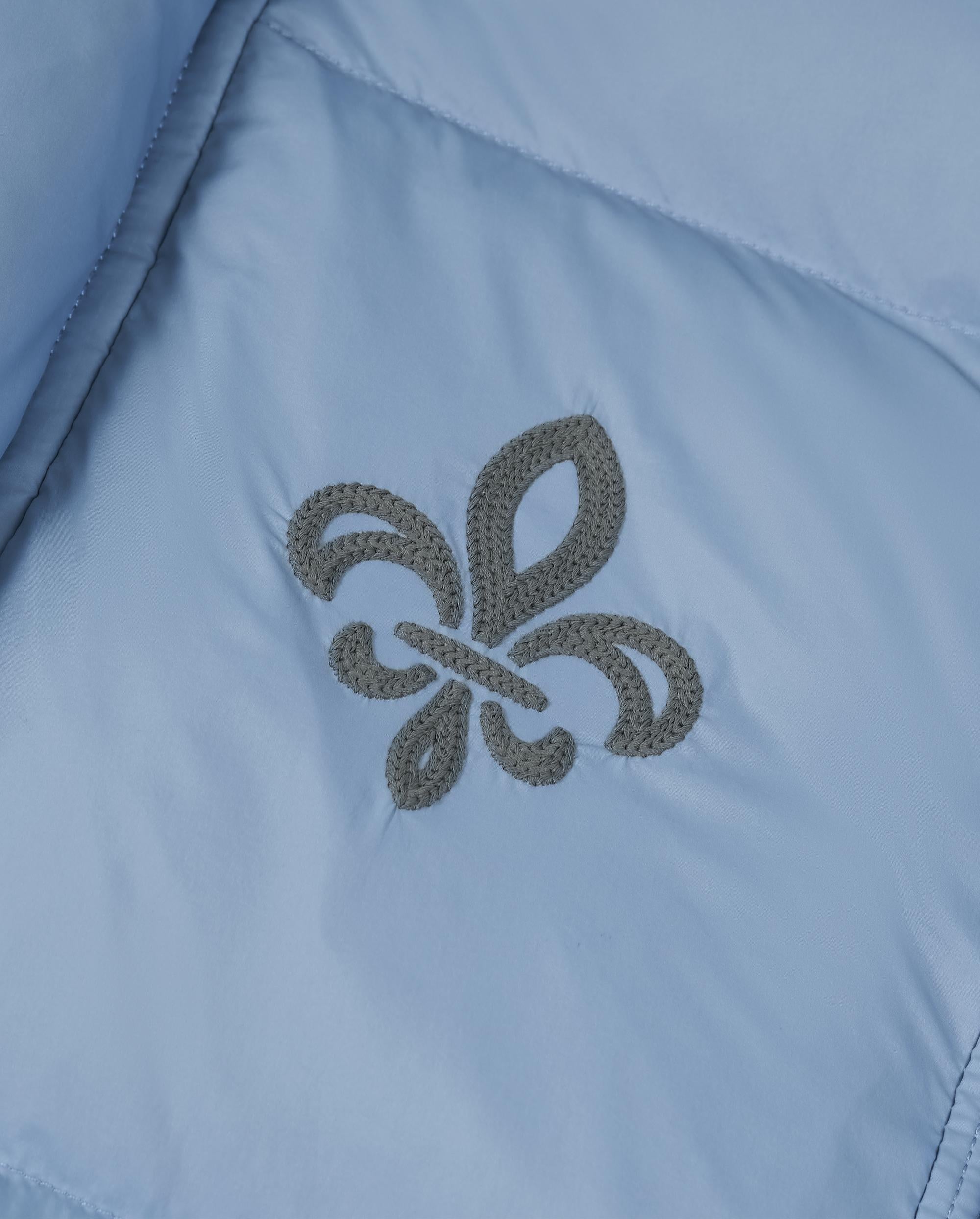 1912901-417 | WOMEN'S IRIS LOGO HOODED DOWN JACKET | RAIN WASHED