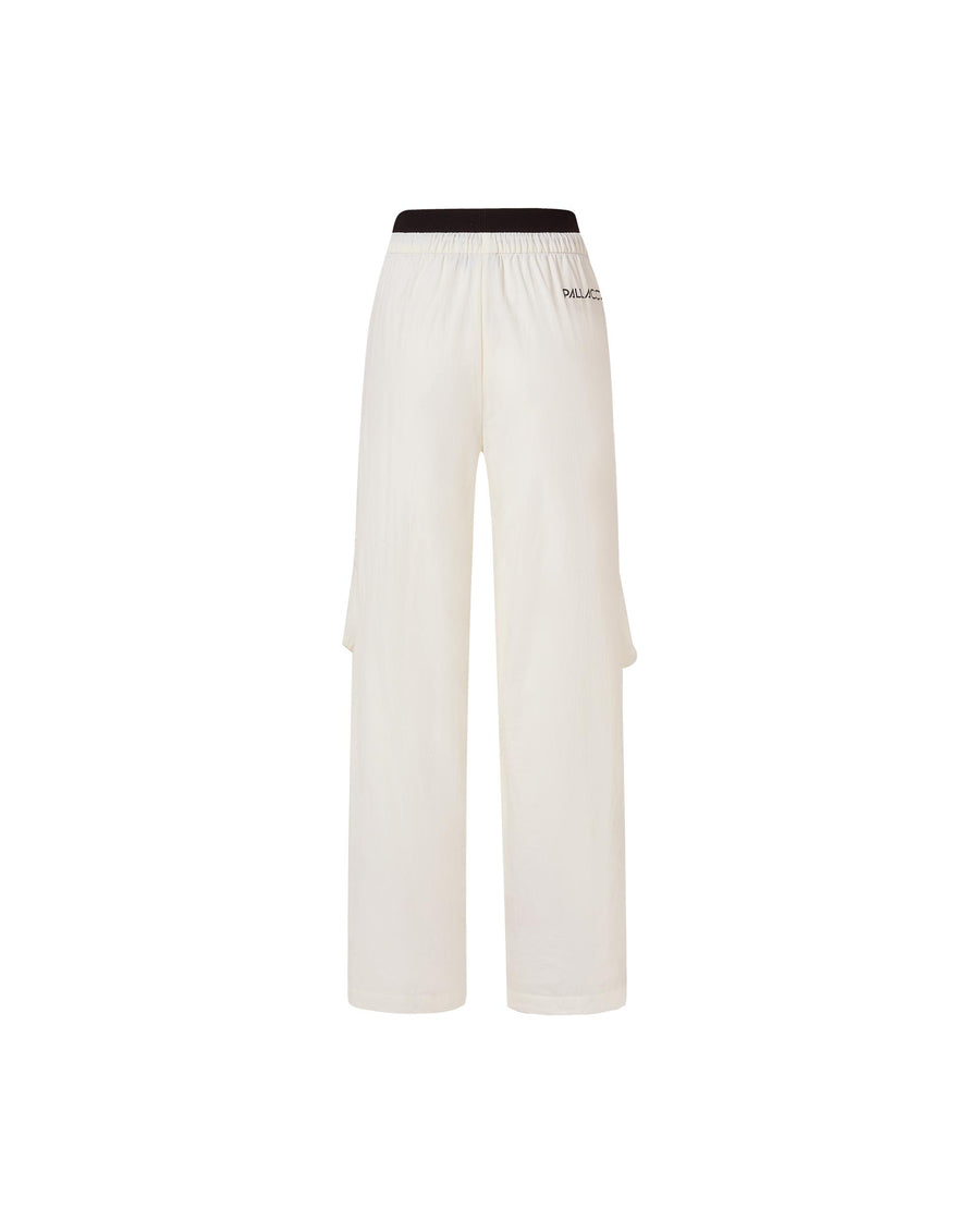 1913026-262 | WOMEN'S IRIS LOGO LOOSE FIT CARGO PANTS | MARSHMALLOW
