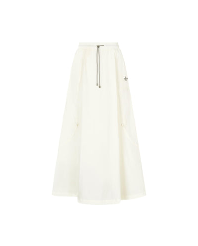 1913047-262 | WOMEN'S IRIS LOGO MIDI SKIRT | MARSHMALLOW