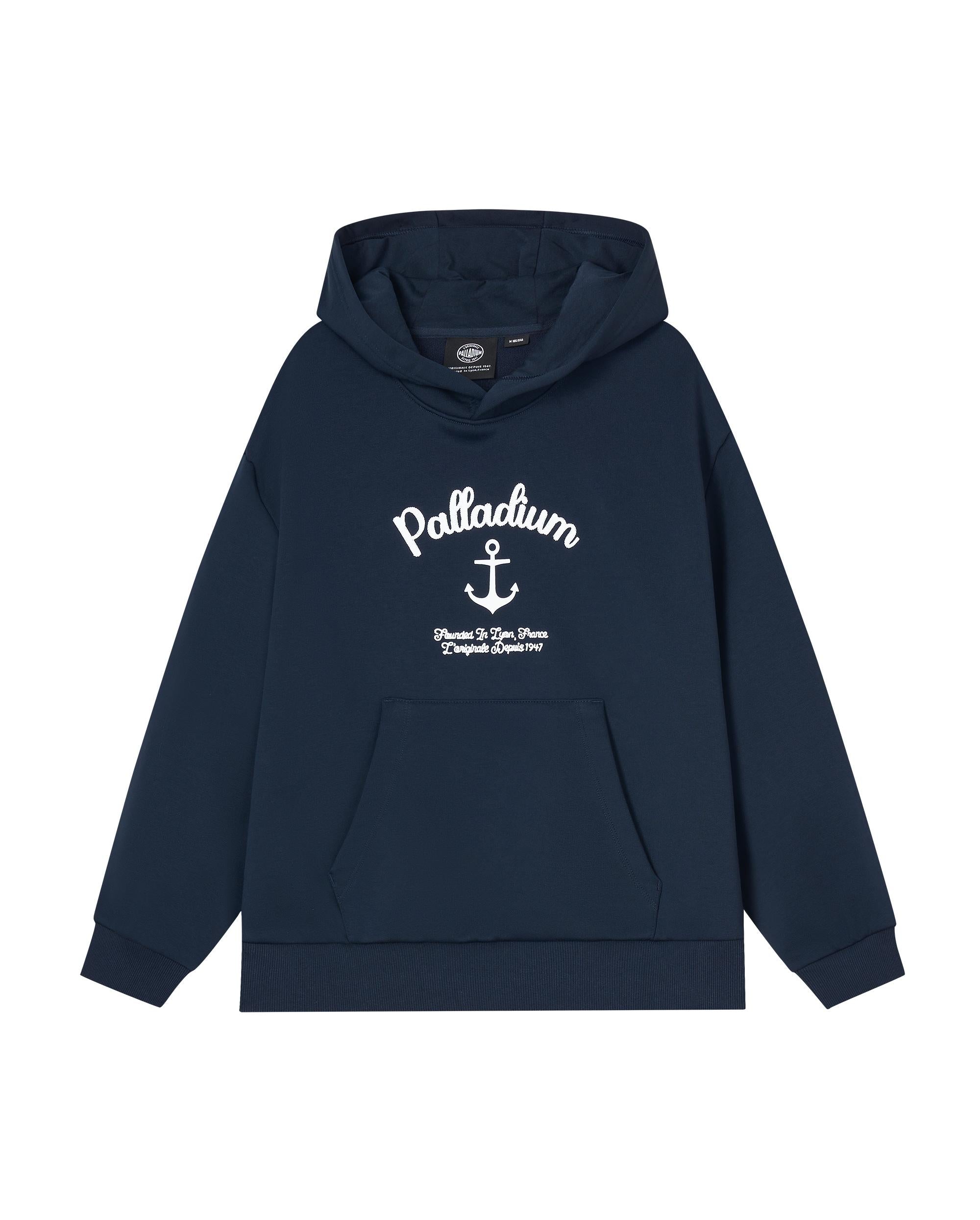 1913467-403 | WOMEN'S VOYAGE THEME DROPPED SHOULDERS HOODIE | TOTAL ECLIPSE