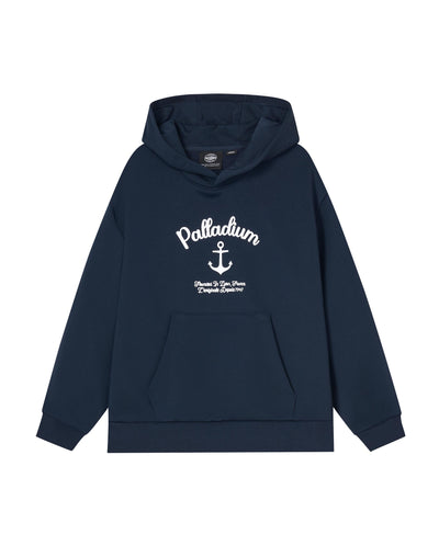 1913467-403 | WOMEN'S VOYAGE THEME DROPPED SHOULDERS HOODIE | TOTAL ECLIPSE