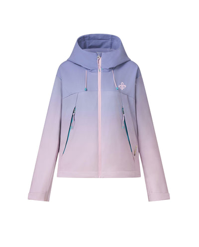 1913557-992 | WOMEN'S LOOSE FIT WATER REPELLENT WINDPROOF JACKET | PINK/PURPLE