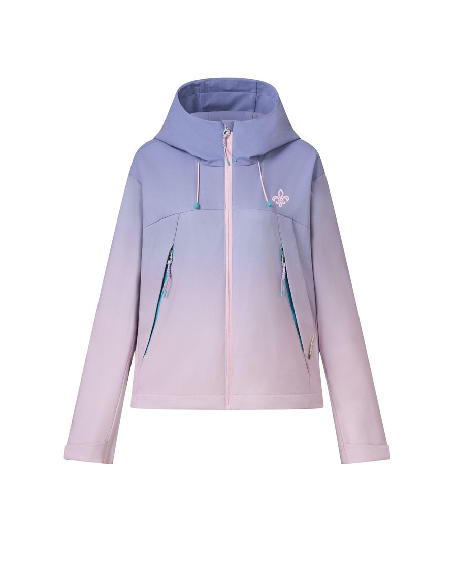 1913557-992 | WOMEN'S LOOSE FIT WATER REPELLENT WINDPROOF JACKET | PINK/PURPLE