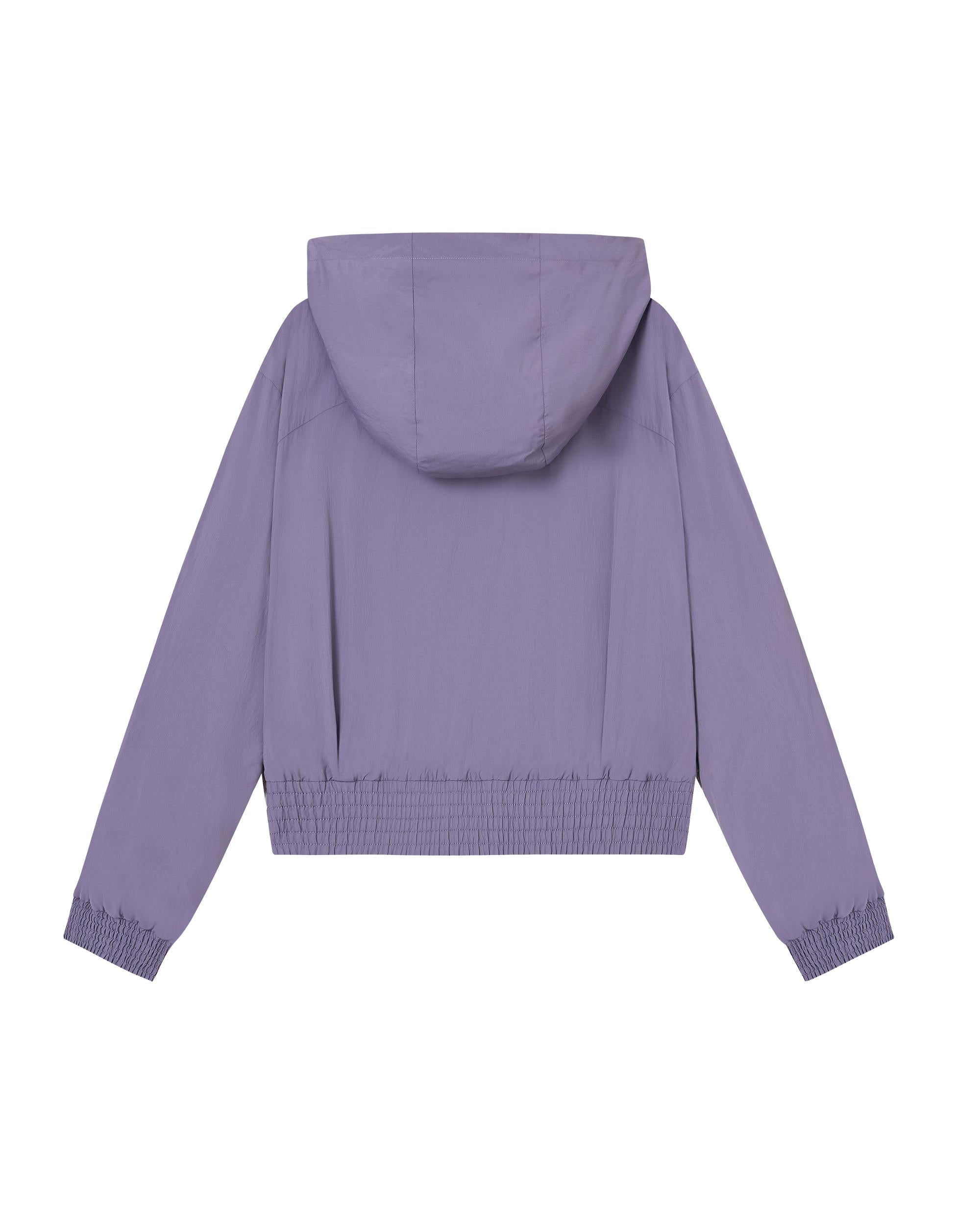 1913588-586 | WOMEN'S LOGO LOOSE FIT SIDE STRIPED HOODED JACKET | CADET