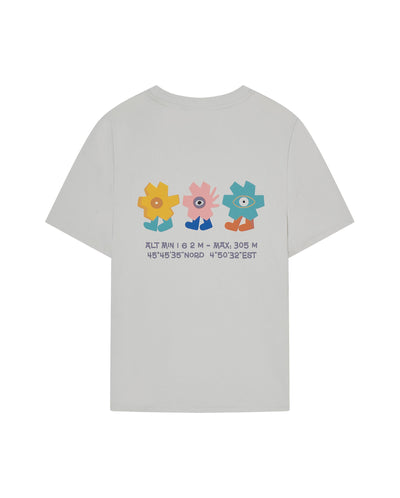 1913597-149 | WOMEN'S IRIS LOGO T-SHIRT | DAWM BU/GY