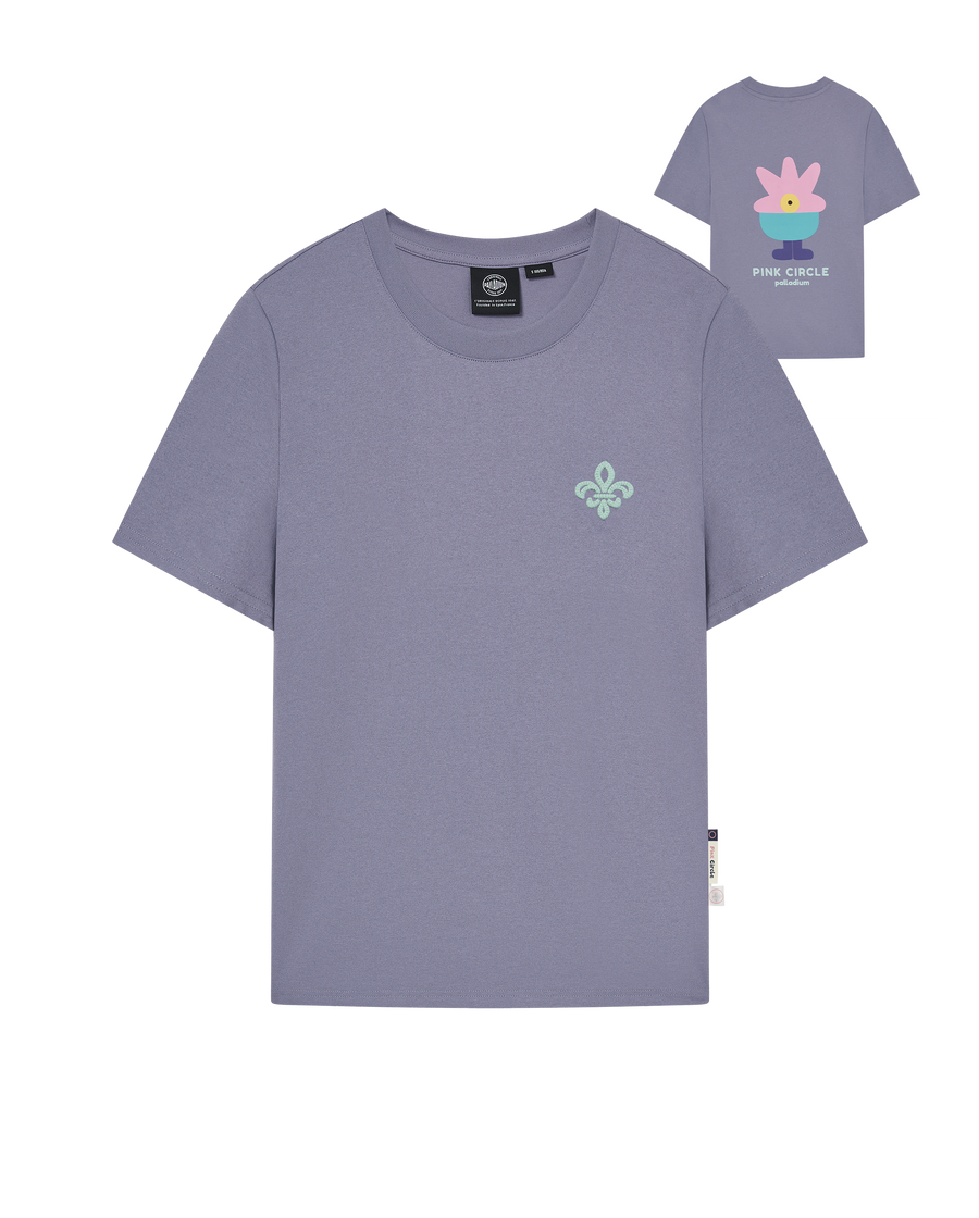 1913597-458 | WOMEN'S IRIS LOGO T-SHIRT | BLUE GRANITE