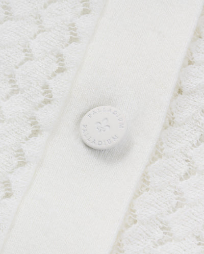 1913601-262 | WOMEN'S IRIS LOGO SIDE STRIPED KNITTED SHIRT | MARSHMALLOW