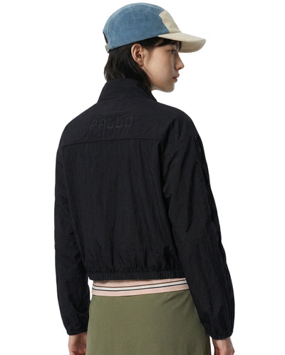 1913612-032 | WOMEN'S LOOSE FIT CROPPED SIDE STRIPES JACKET | TAP SHOE