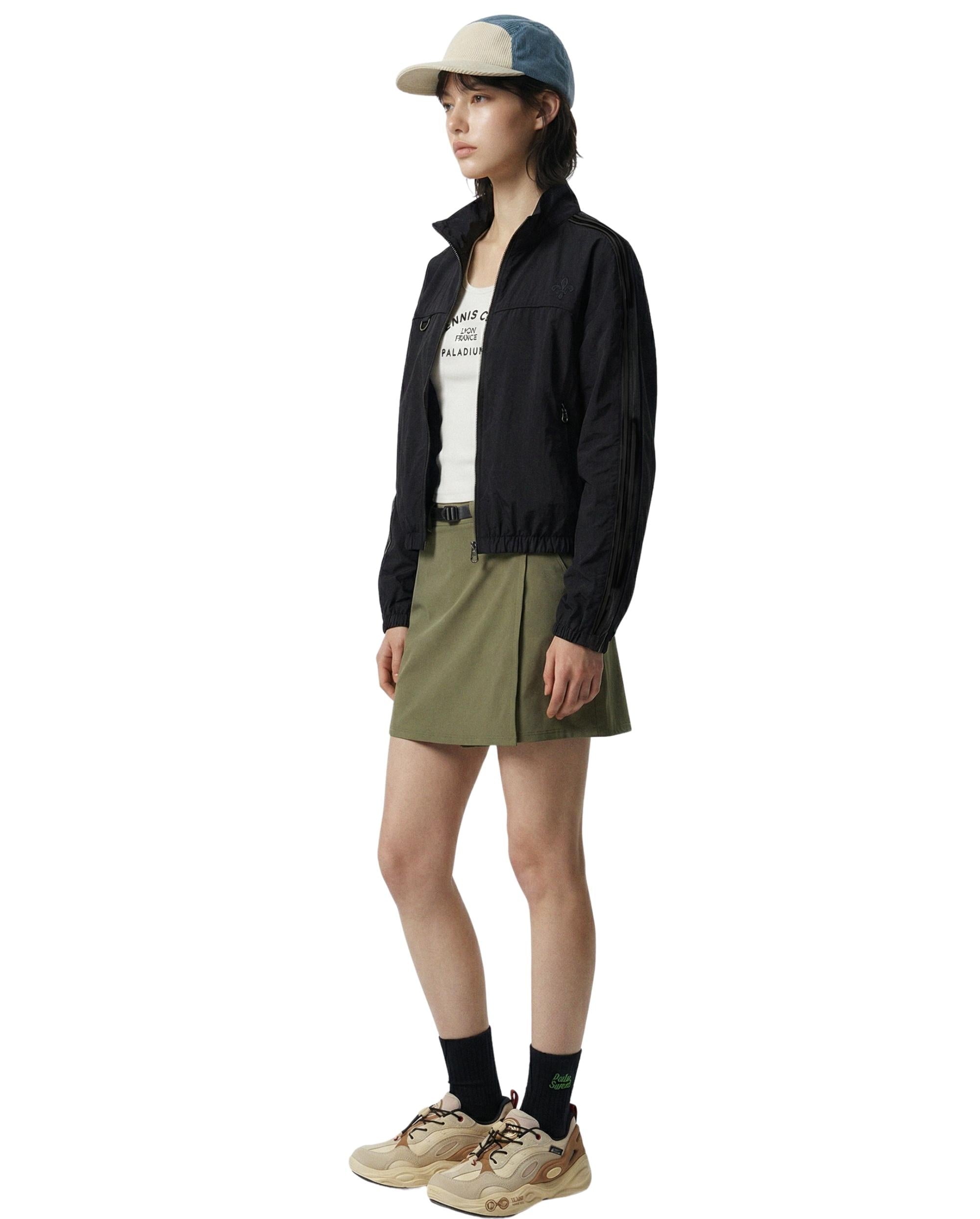1913612-032 | WOMEN'S LOOSE FIT CROPPED SIDE STRIPES JACKET | TAP SHOE