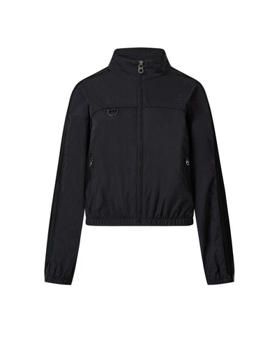 1913612-032 | WOMEN'S LOOSE FIT CROPPED SIDE STRIPES JACKET | TAP SHOE