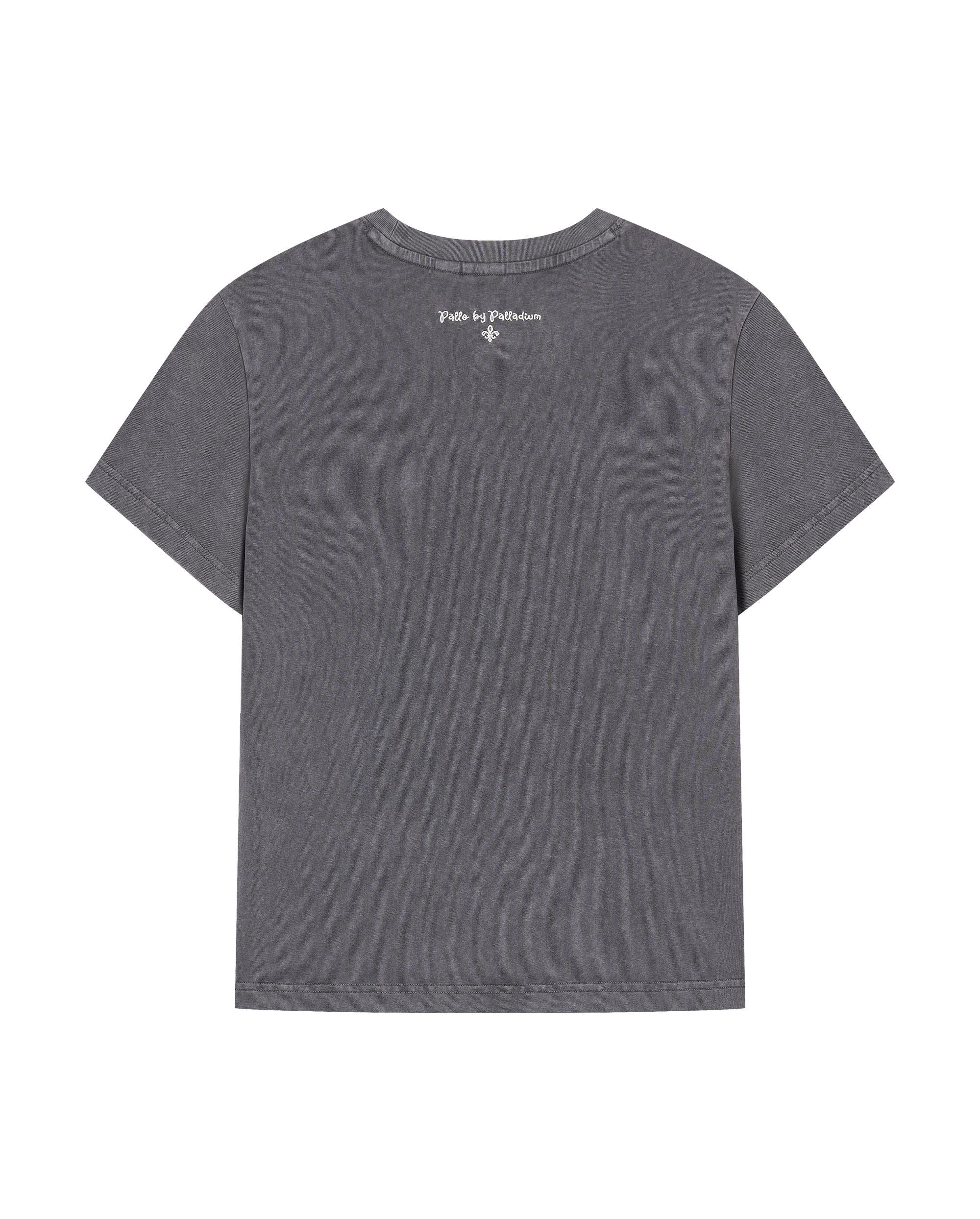 1913614-129 | WOMEN'S PALLA PRINTED LOOSE FIT COTTON T-SHIRT | SMOKED PEARL