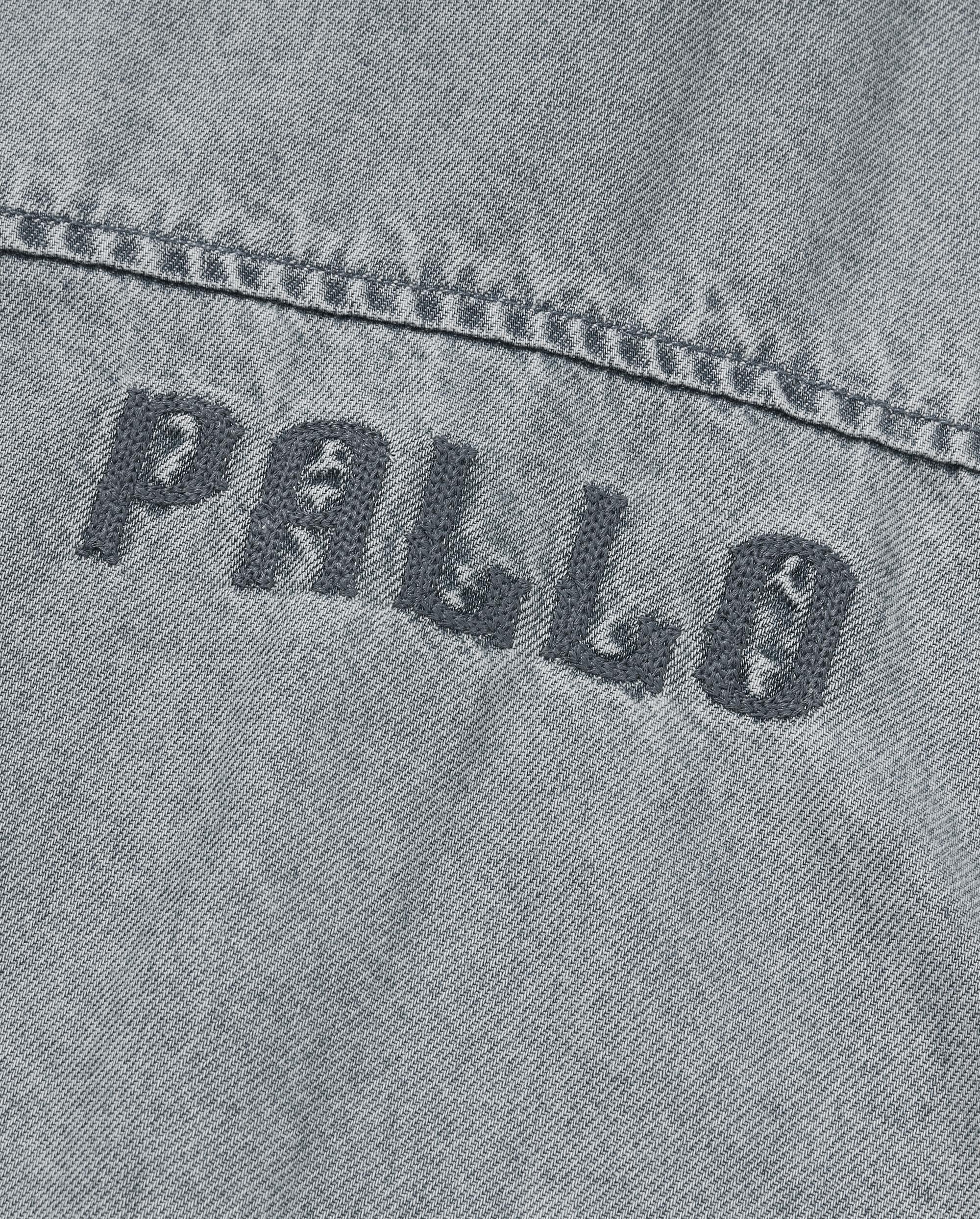 1913617-452 | WOMEN'S IRIS LOGO LOOSE FIT DENIM SHIRT | ASHLEY BLUE