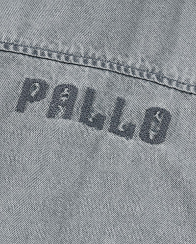 1913617-452 | WOMEN'S IRIS LOGO LOOSE FIT DENIM SHIRT | ASHLEY BLUE