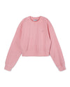 196789-690 | PALLADIUM LOGO DROPPED SHOULDERS COTTON SWEATSHIRT | CANDY PINK