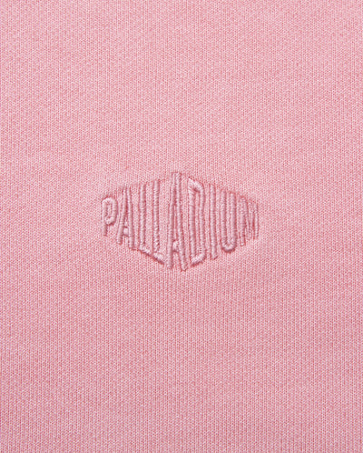 196789-690 | PALLADIUM LOGO DROPPED SHOULDERS COTTON SWEATSHIRT | CANDY PINK