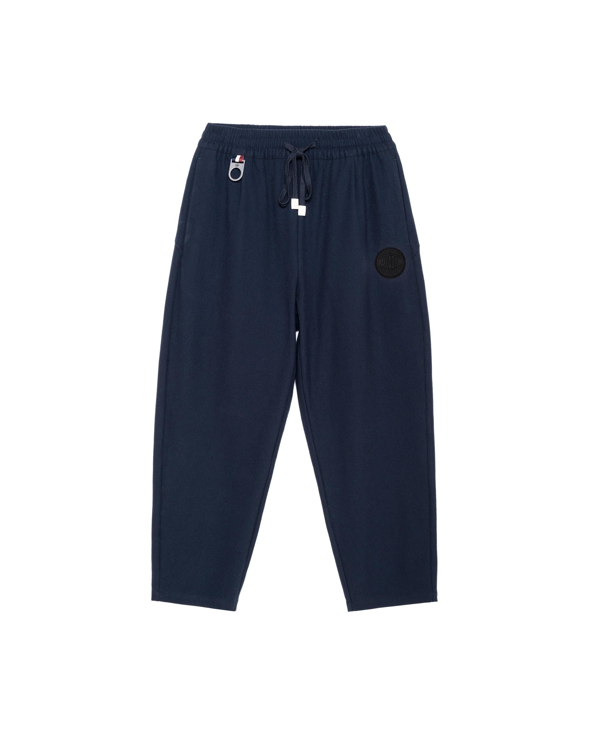 197810-477 | WOMEN'S PALLADIUM LOGO LOOSE FIT PANTS | DARK NAVY