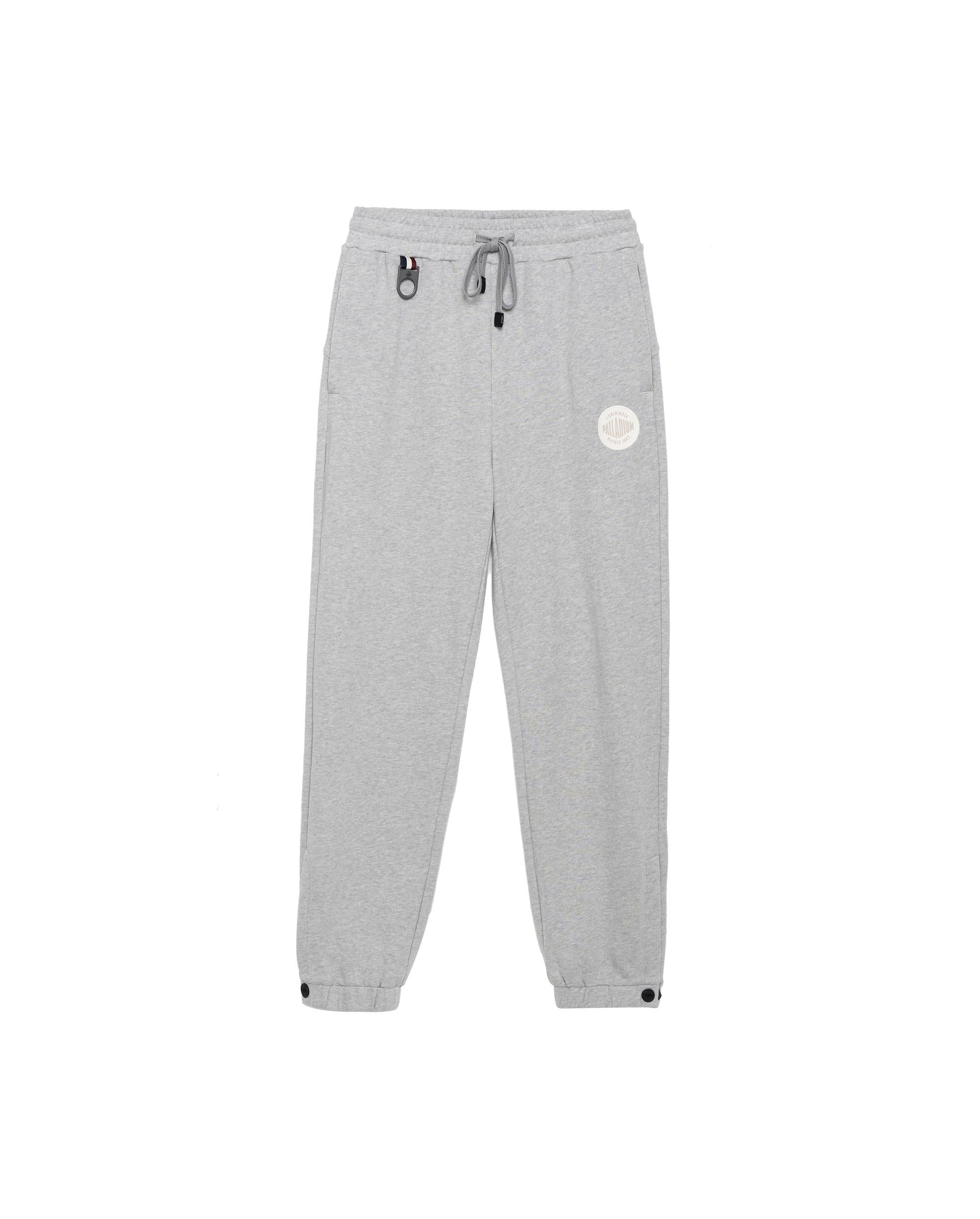 197815-031 | WOMEN'S PALLADIUM LOGO COTTON JOGGER PANTS | FLINT GRAY