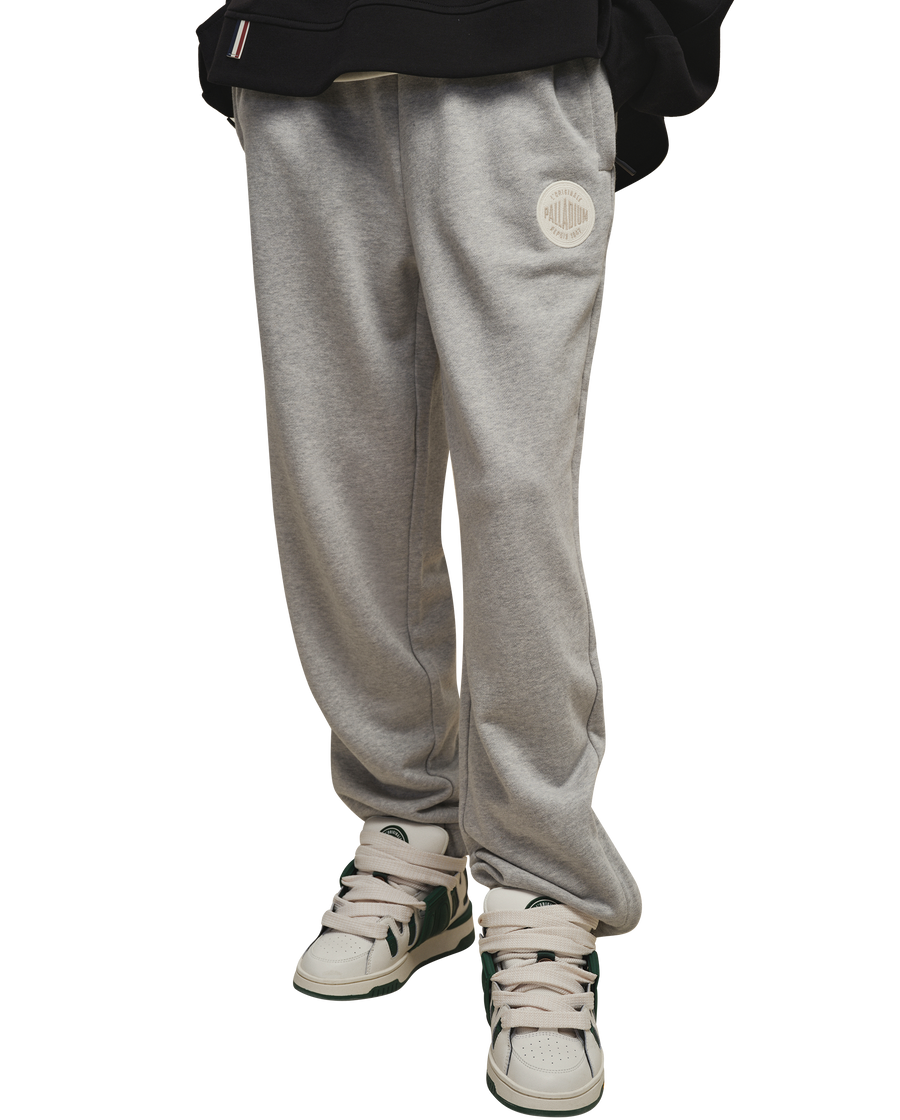 197815-031 | WOMEN'S PALLADIUM LOGO COTTON JOGGER PANTS | FLINT GRAY