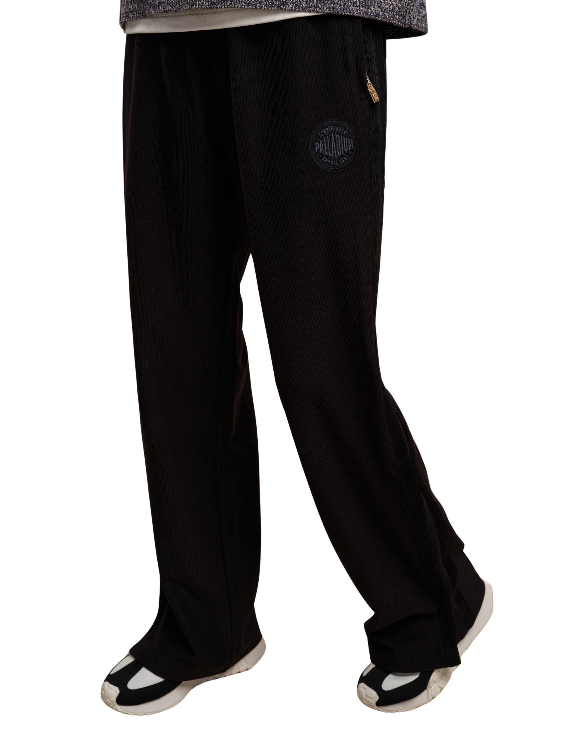 197817-048 | WOMEN'S LOGO SIDE TAPED WIDE-LEG PANTS | TAP SHOE