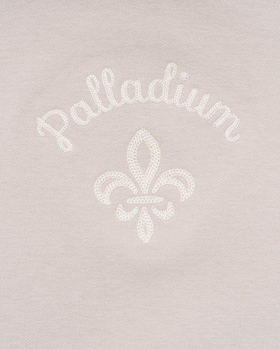 197825-019 | WOMEN'S PALLADIUM LOGO DROPPED SHOULDERS SWEATSHIR | PUMICE STONE