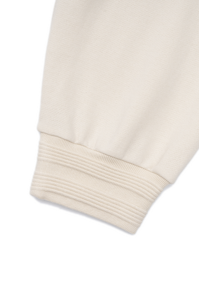 197826-295 | WOMEN'S LOGO DROPPED SHOULDERS COTTON HOODIE | BIRCH