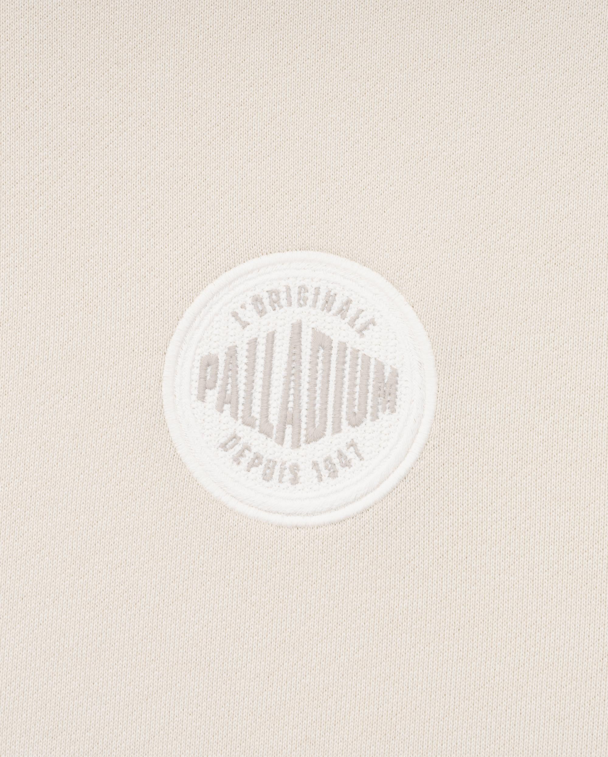 197826-295 | WOMEN'S LOGO DROPPED SHOULDERS COTTON HOODIE | BIRCH