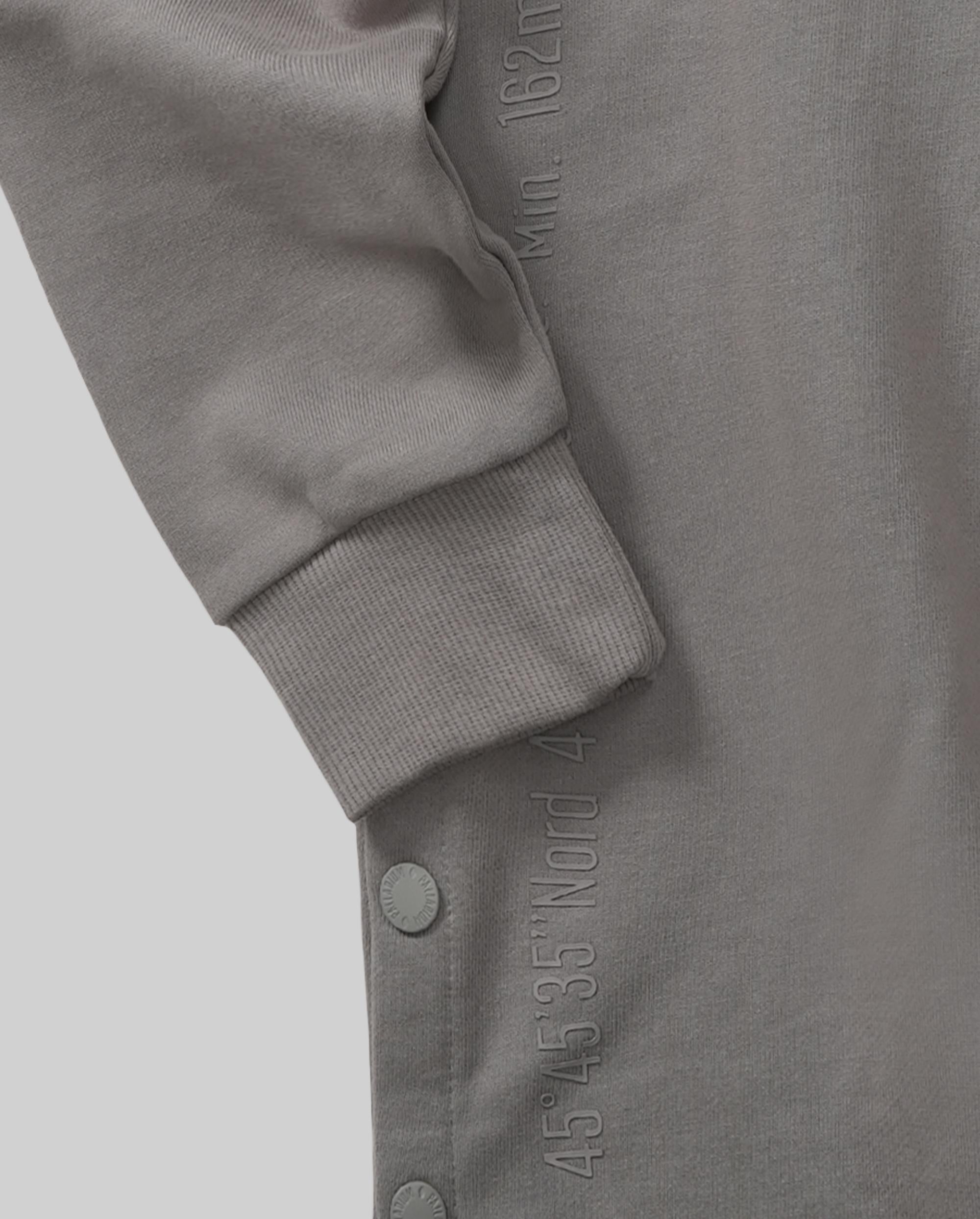 198368-071 | WOMEN'S PALLADIUM LOGO SIDE-SPLIT DRESS | GRAY FLANNEL