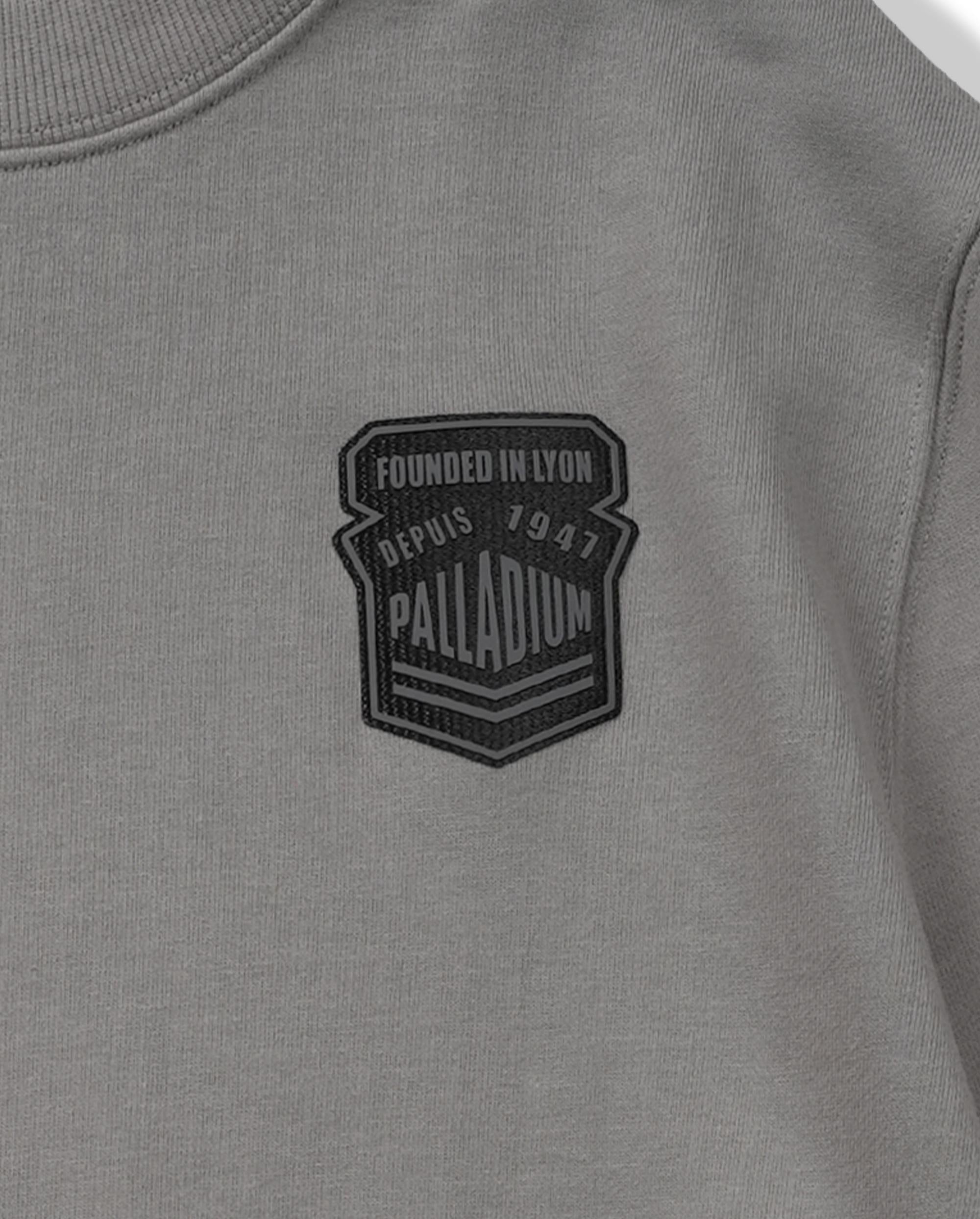 198368-071 | WOMEN'S PALLADIUM LOGO SIDE-SPLIT DRESS | GRAY FLANNEL