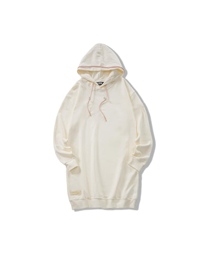 198468-116 | WOMEN'S PALLADIUM LOGO HOODED DRESS | STAR WHITE