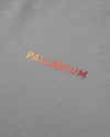 198472-037 | WOMEN'S PALLADIUM LOGO LOOSE FIT COTTON SWEATSHIRT | HARBOR MIST