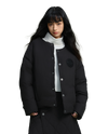 198969-032 | WOMEN'S PALLADIUM LOGO DOWN JACKET | LEAD BLACK