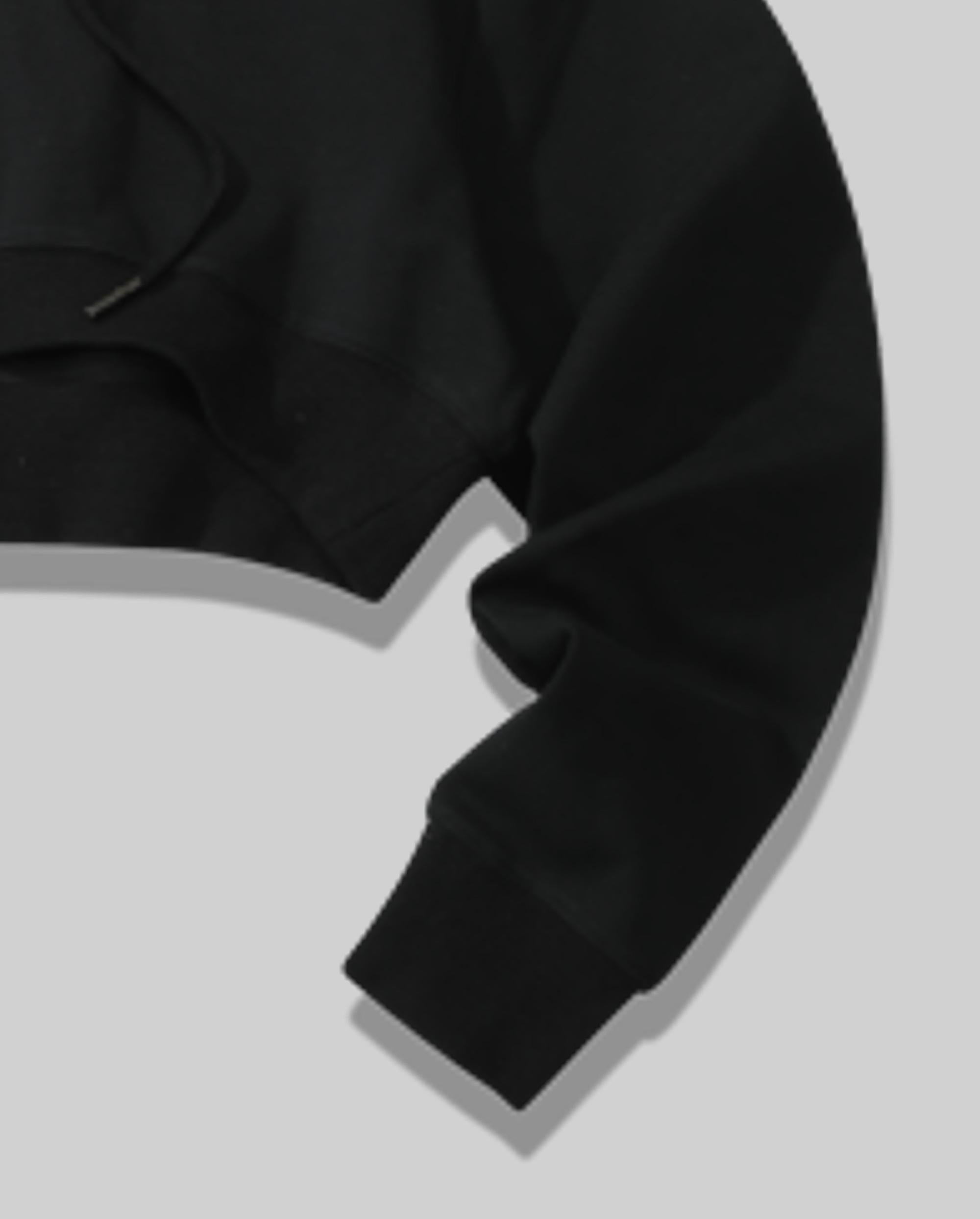 199300-009 | WOMEN'S PALLADIUM LOGO CROPPED HOODIE | ANTHRACITE