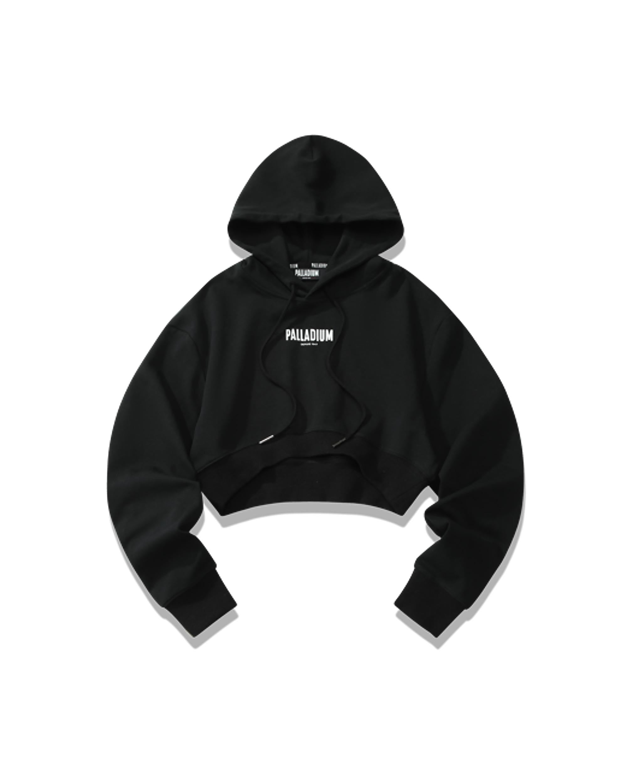 199300-009 | WOMEN'S PALLADIUM LOGO CROPPED HOODIE | ANTHRACITE