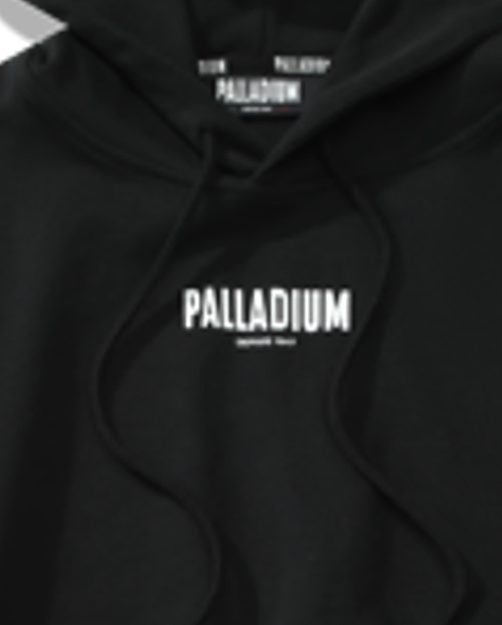 199300-009 | WOMEN'S PALLADIUM LOGO CROPPED HOODIE | ANTHRACITE
