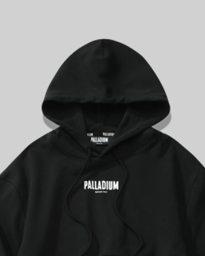 199300-009 | WOMEN'S PALLADIUM LOGO CROPPED HOODIE | ANTHRACITE
