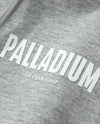 199300-037 | WOMEN'S PALLADIUM LOGO CROPPED HOODIE | HARBOR MIST