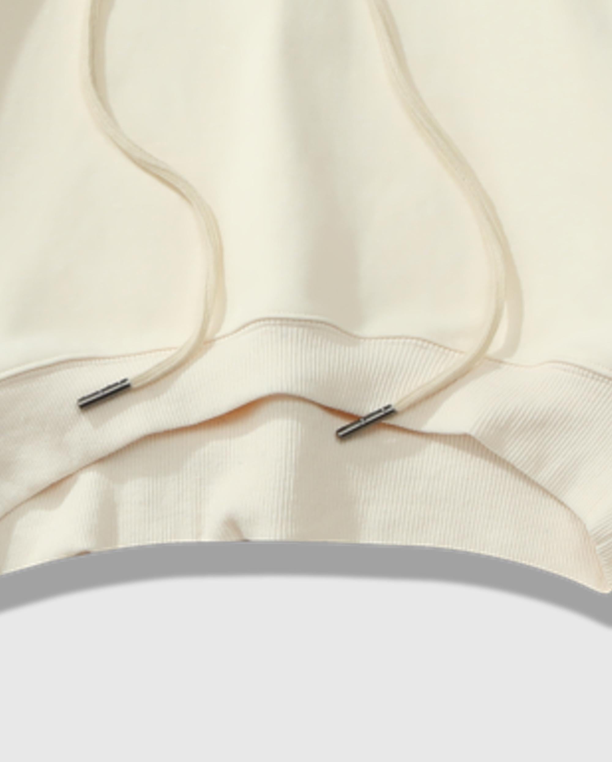 199300-116 | WOMEN'S PALLADIUM LOGO CROPPED HOODIE | STAR WHITE