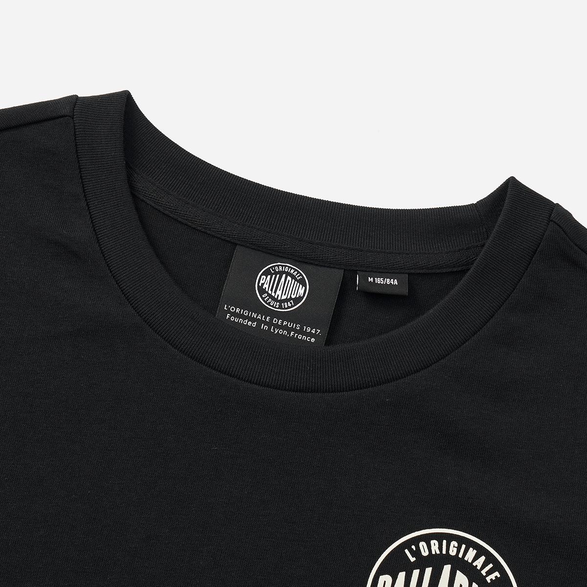 199739-032 | WOMEN'S HERITAGE PALLADIUM LOGO COTTON T-SHIRT | TAP SHOE