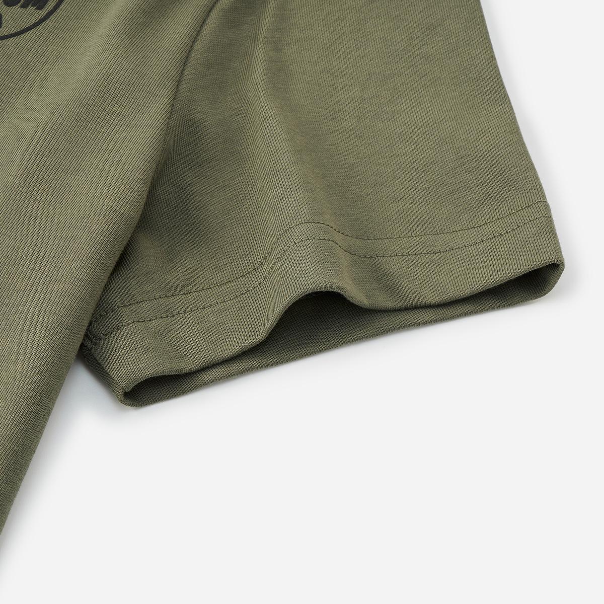 199739-367 | WOMEN'S HERITAGE PALLADIUM LOGO COTTON T-SHIRT | TEA LEAF