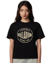 199740-032 | WOMEN'S PALLADIUM LOGO COTTON T-SHIRT | TAP SHOE