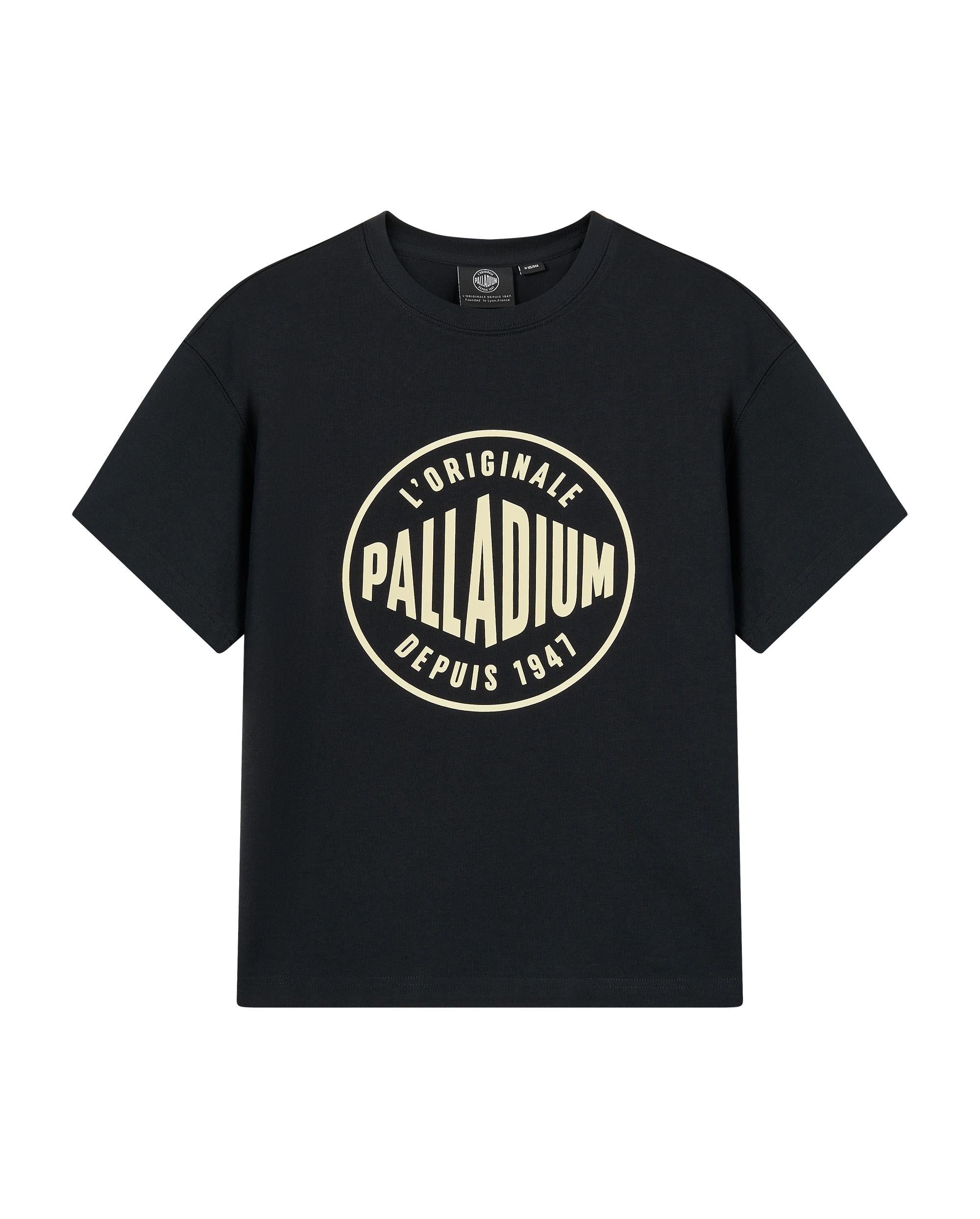 199740-032 | WOMEN'S PALLADIUM LOGO COTTON T-SHIRT | TAP SHOE