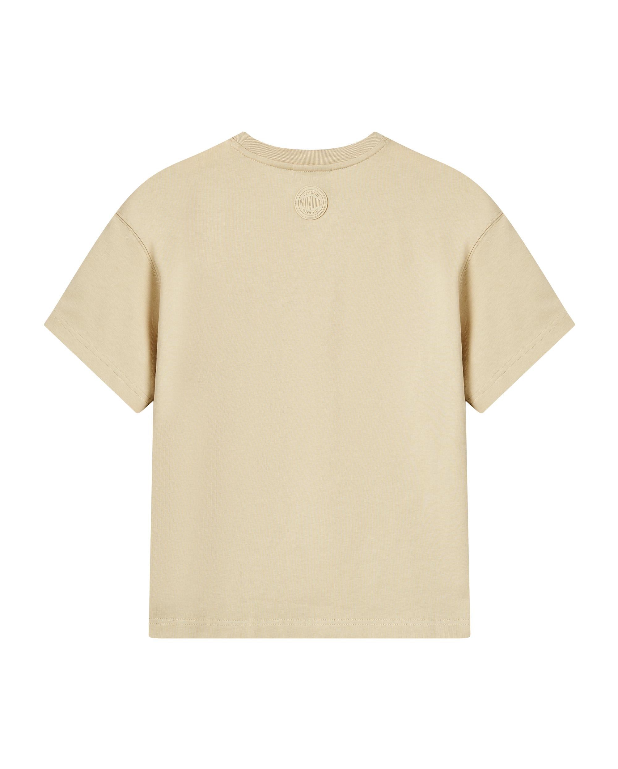 199740-043 | WOMEN'S PALLADIUM LOGO COTTON T-SHIRT | OYSTER GRAY