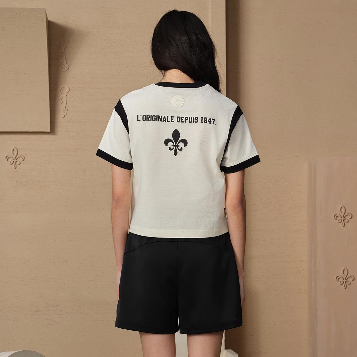 199742-232 | WOMEN'S VINTAGE PALLADIUM LOGO CONSTRASTING COLOR | VANILLA ICE