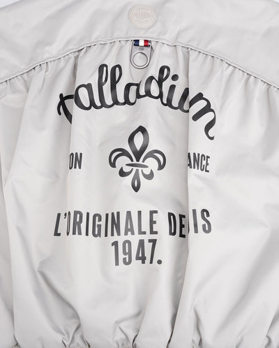 199751-031 | WOMEN'S PALLADIUM LOGO BOMBER JACKET | FLINT GRAY