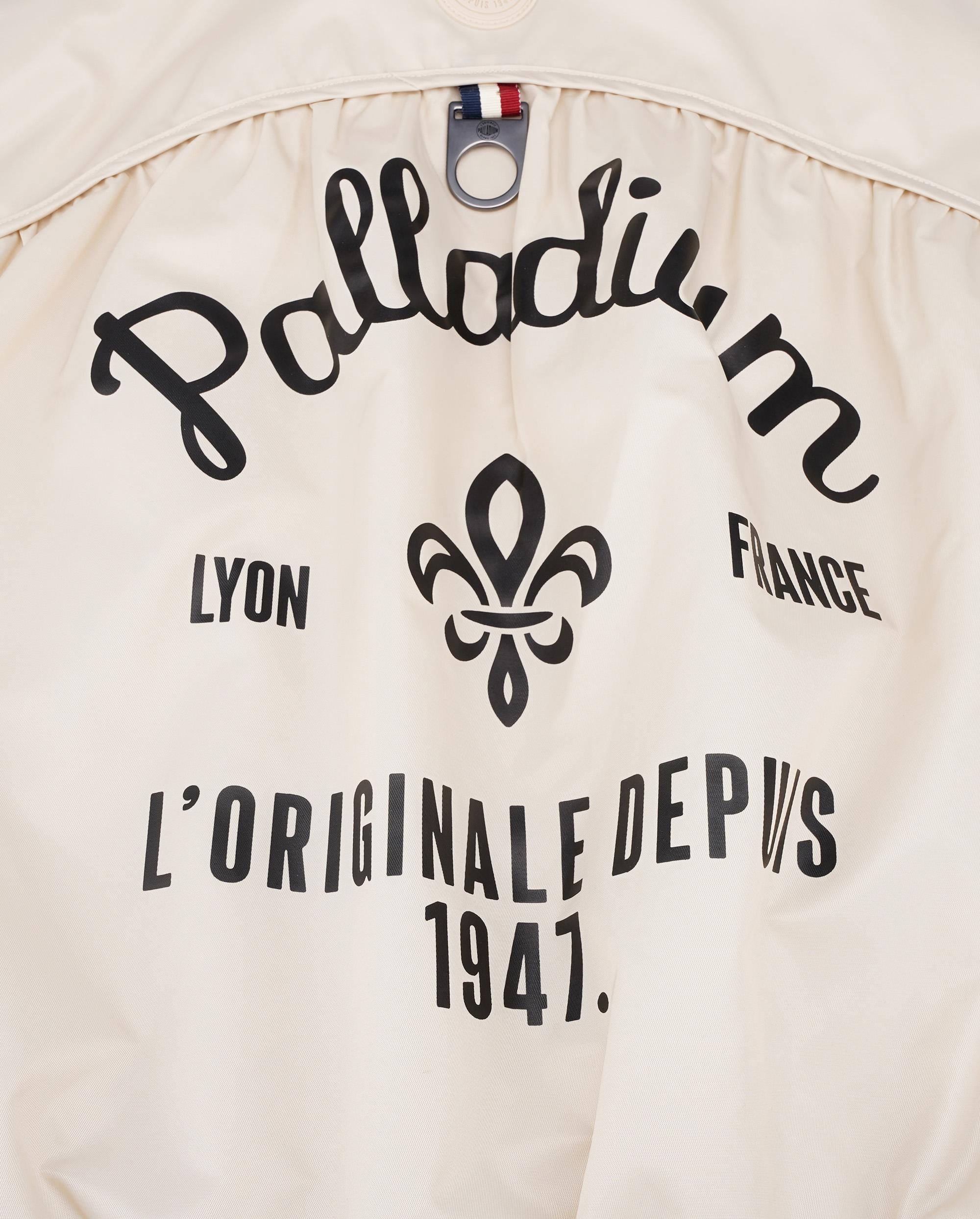 199751-043 | WOMEN'S PALLADIUM LOGO BOMBER JACKET | OYSTER GRAY