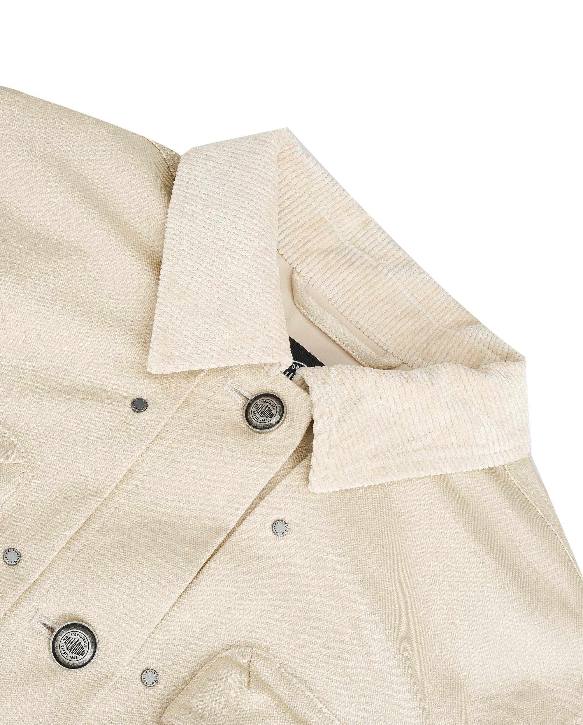 199752-043 | WOMEN'S PALLADIUM LOGO CARGO JACKET | OYSTER GRAY