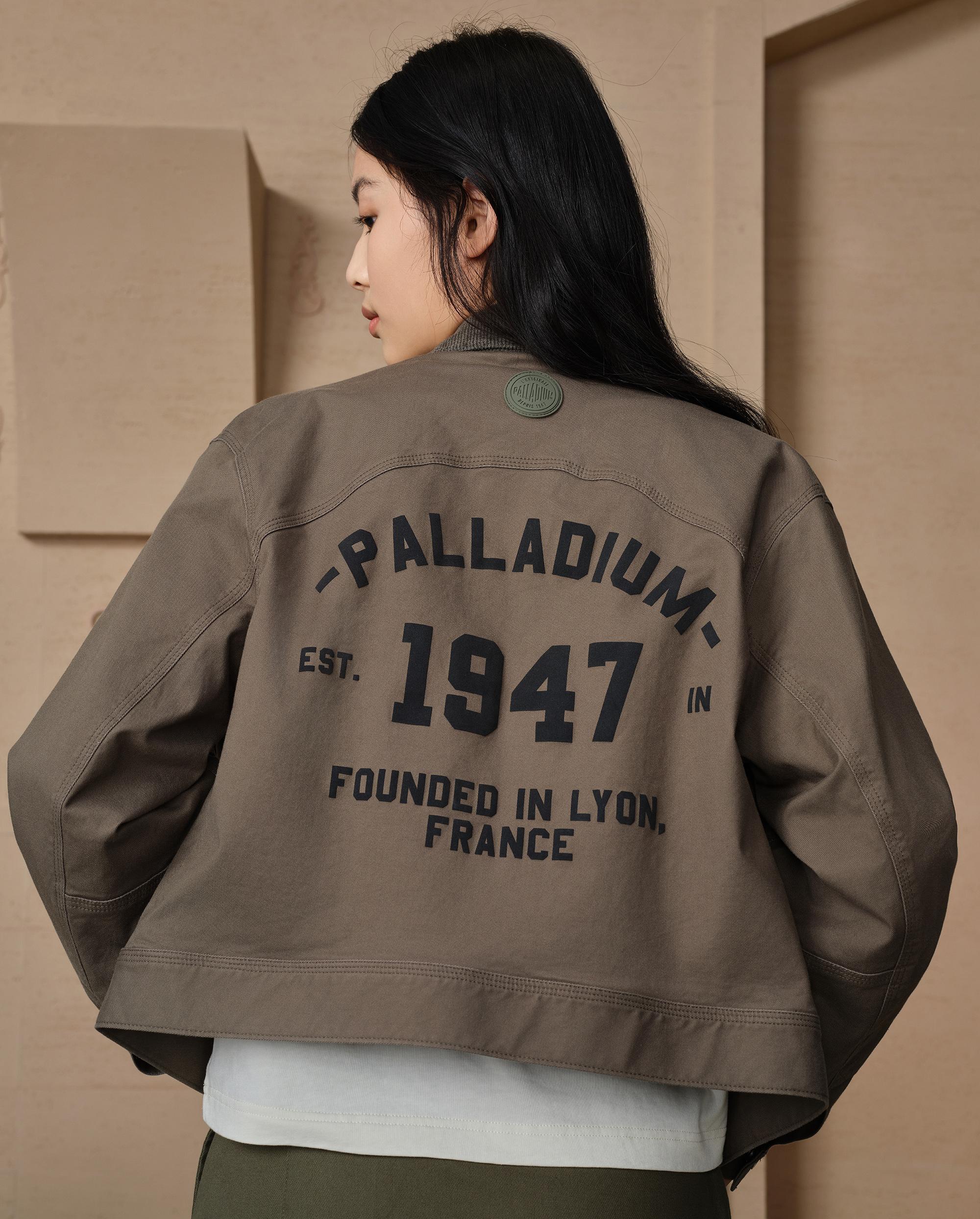 199752-367 | WOMEN'S PALLADIUM LOGO CARGO JACKET | TEA LEAF