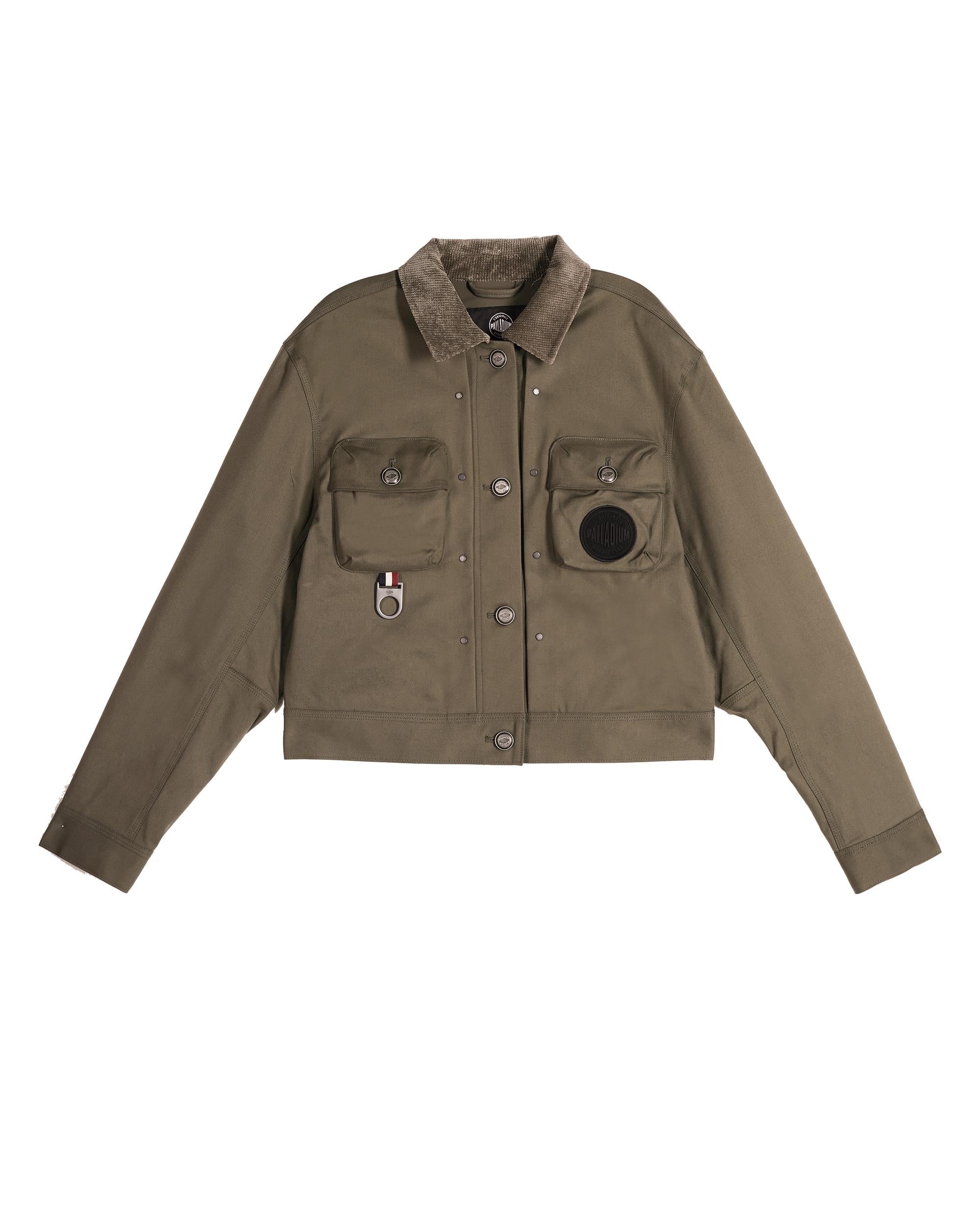 199752-367 | WOMEN'S PALLADIUM LOGO CARGO JACKET | TEA LEAF