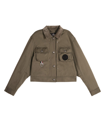 199752-367 | WOMEN'S PALLADIUM LOGO CARGO JACKET | TEA LEAF